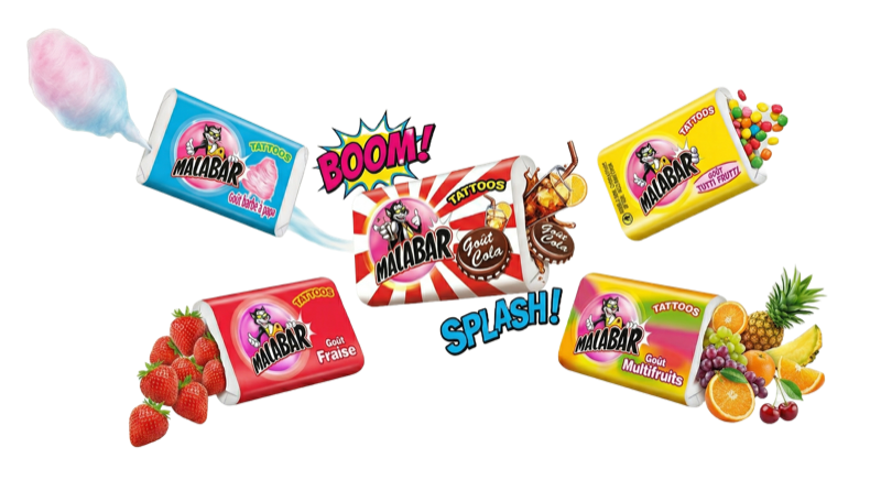 Illustration des nouveaux Malabar sans sucre